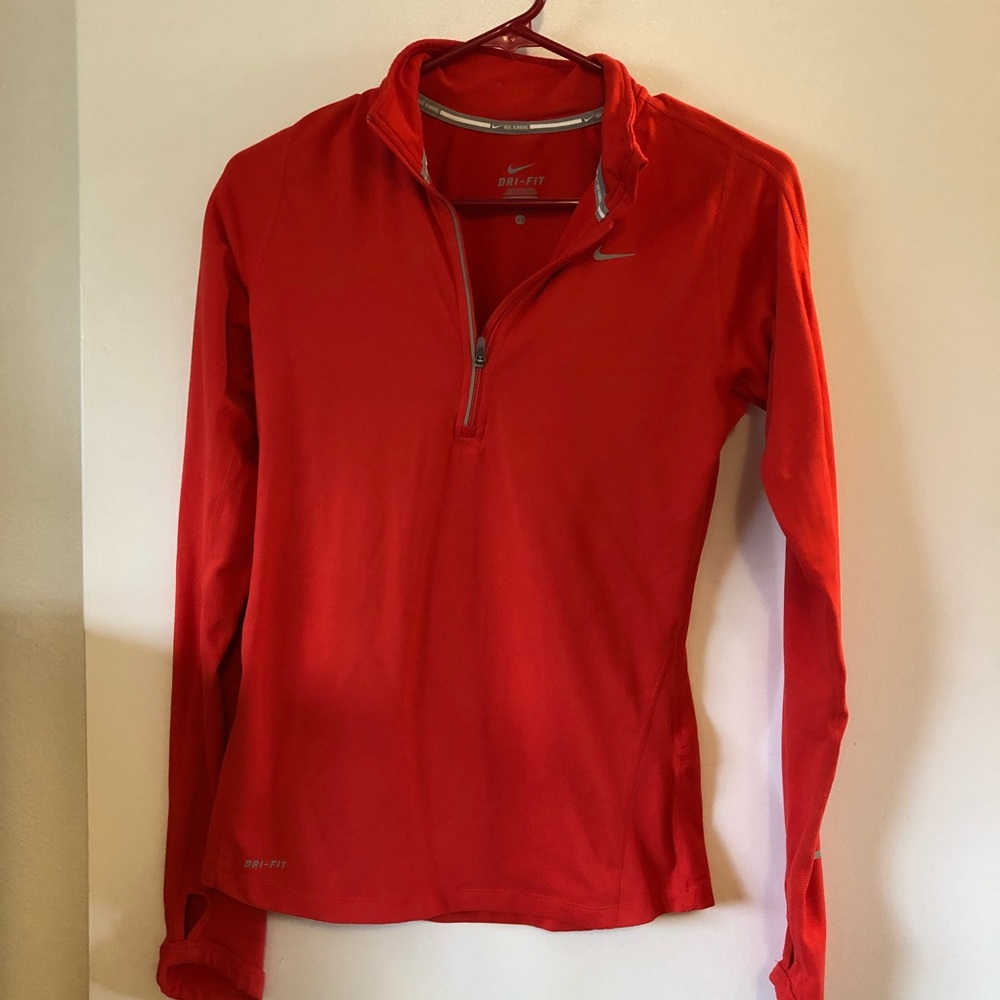 Nike Dri-fit XS Red Long Sleeved Shirt